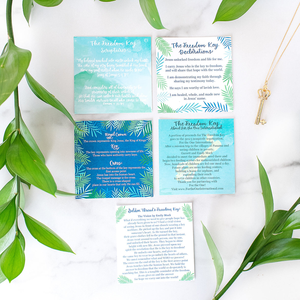 The Freedom Key Necklace – Golden Thread, Inc.