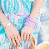 Neon Pink Party Bangles