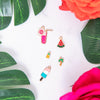 Mini Palm Tree Charm Necklace