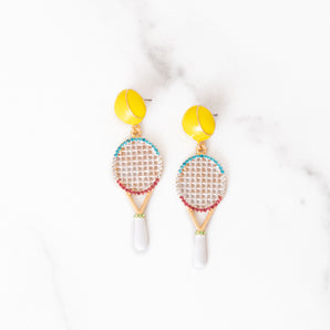 Game, Set, Match | Tennis Earrings