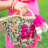 RAINBOW All-Sequin Beach Bag | Mini