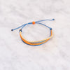 HOU Blue & Orange Cord Bracelet