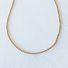 Gold Beaded Necklace | 14-Karat