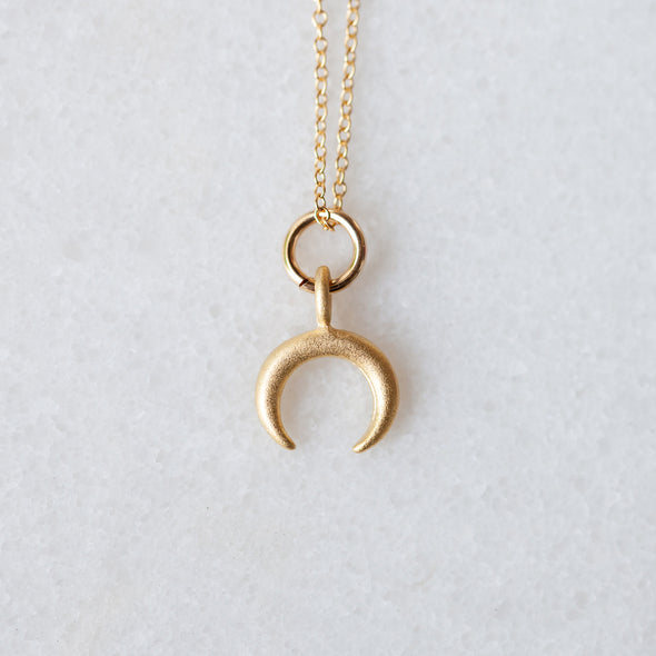 Golden Horn Necklace