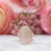 Diamond Oval Cocktail Ring
