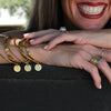 Antique Bangle with Personalized Disc