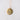 Antique Medium Disc with Love Calligraphy Necklace