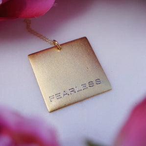 Fearless Square Necklace
