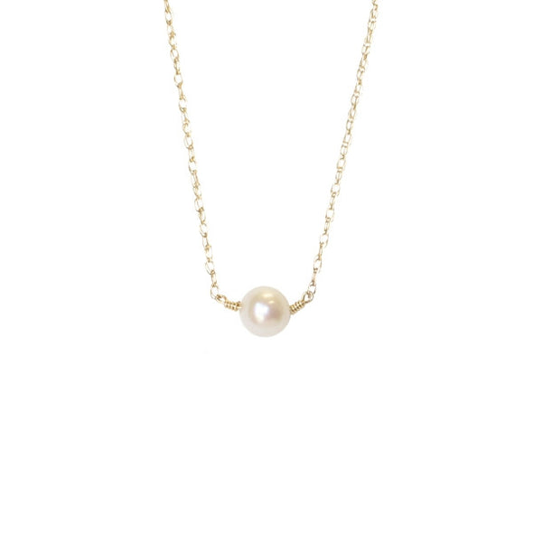 Single Pearl Necklace
