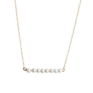 Pearl Bar Necklace for Baby and Child