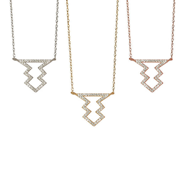 Diamond Arrowhead Necklace