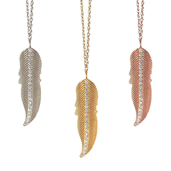 STEPHEN WEBSTER Magnipheasant Feather Necklace – Reis-Nichols Jewelers