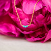 Turquoise Splash Bar Necklace for Baby and Child