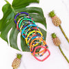 Rainbow Polymer Clay Bracelet